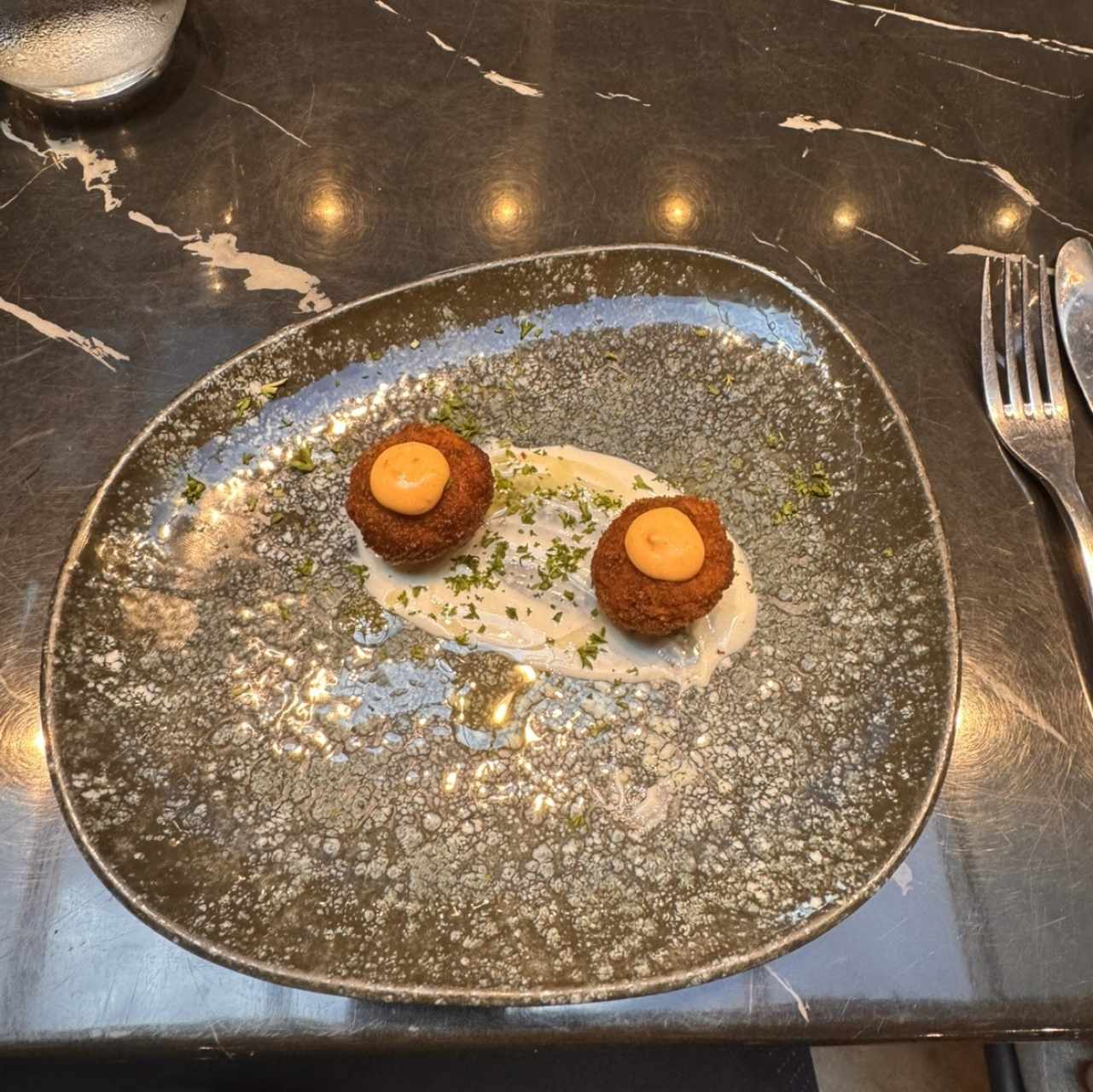 Brocheta de queso