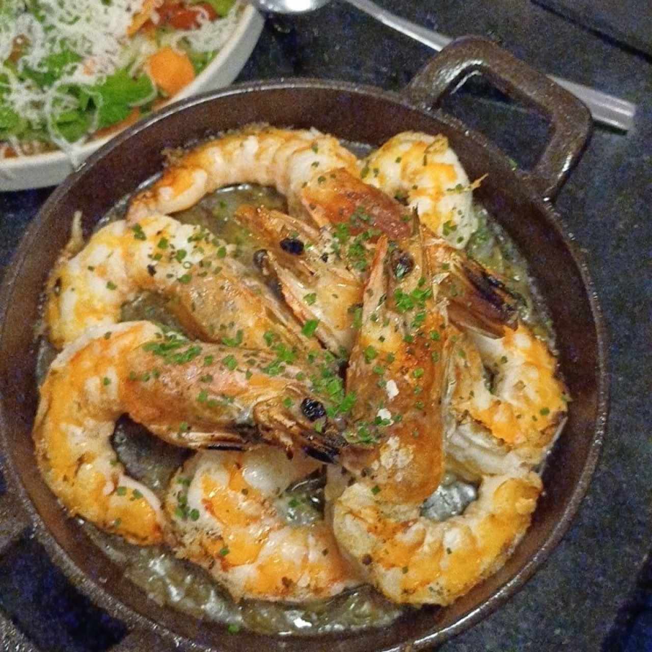 Platos Fuertes - Langostinos al Carbón