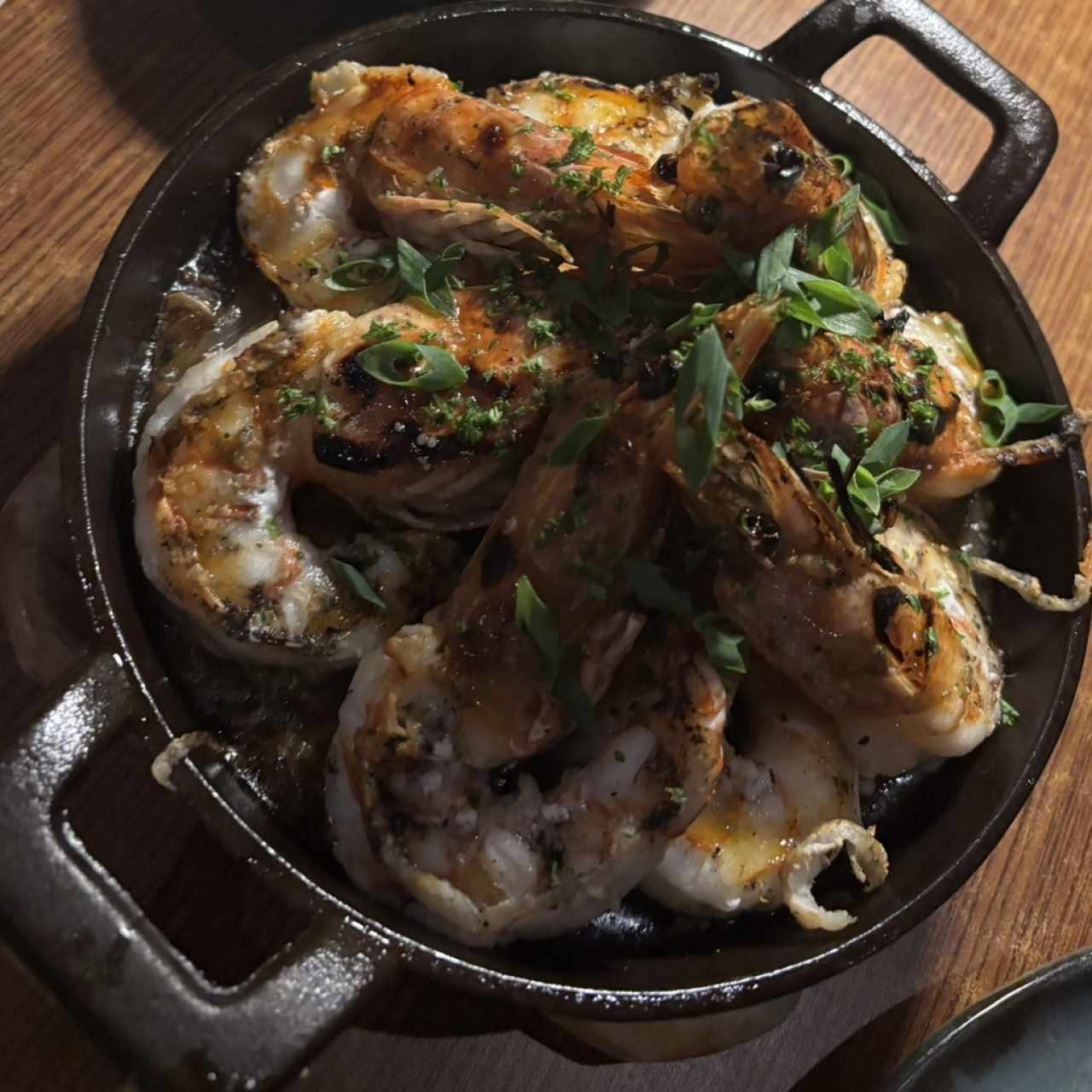Platos Fuertes - Langostinos al Carbón