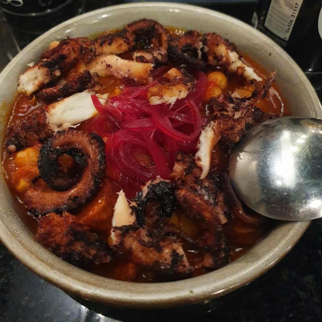 Pulpo al carbón