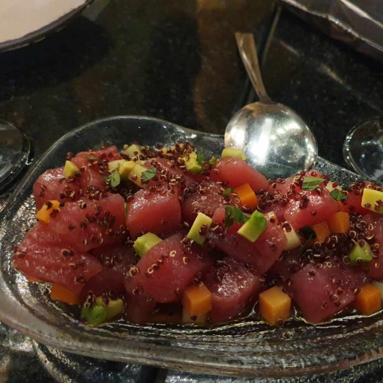 Tartar de atún y ponzu