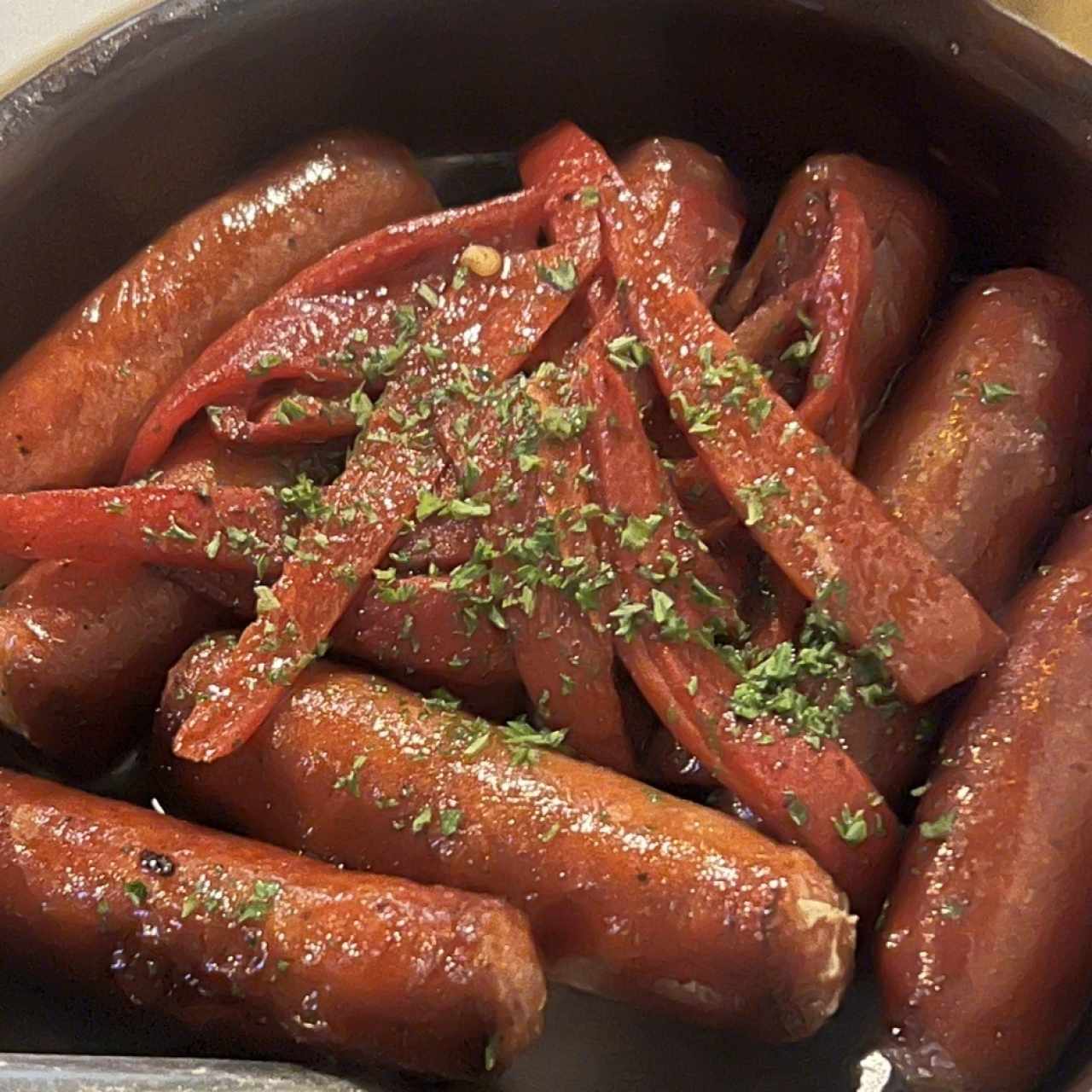Chistorras con pimientos del Piquillo