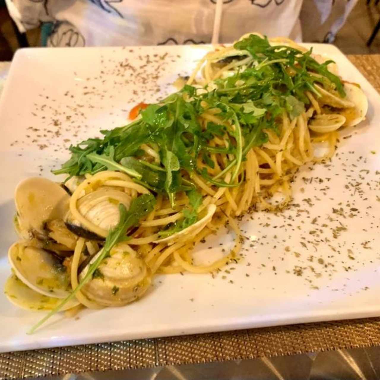Pastas - Espaguetis con Almejas