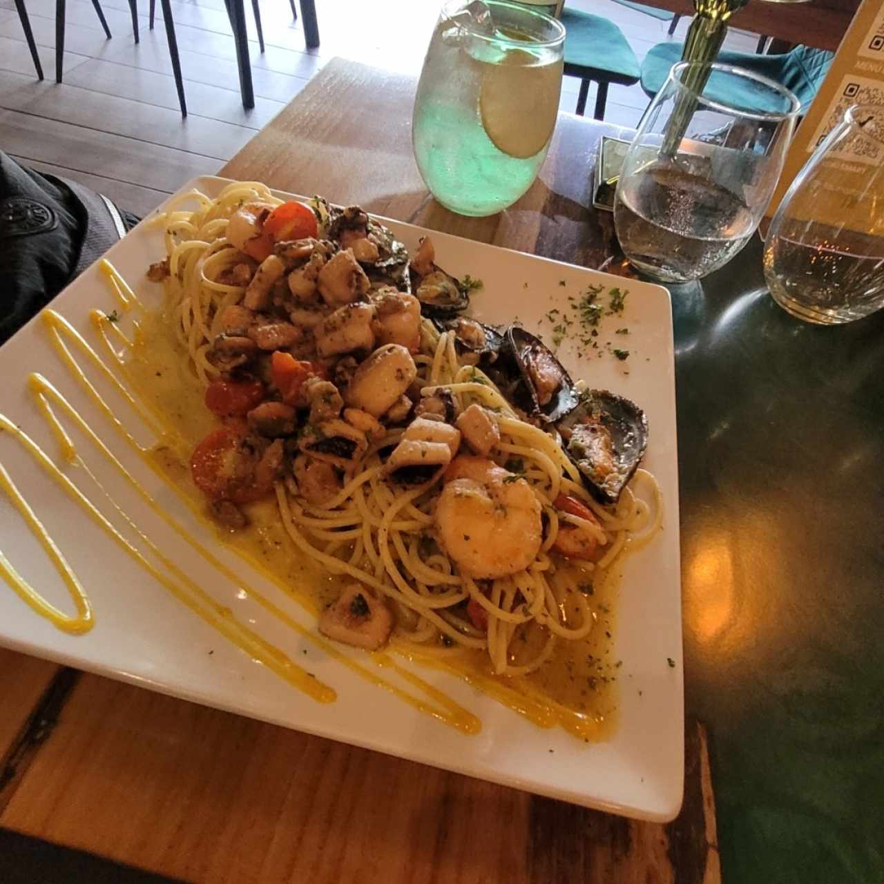 Espaguetis a lo Scoglio