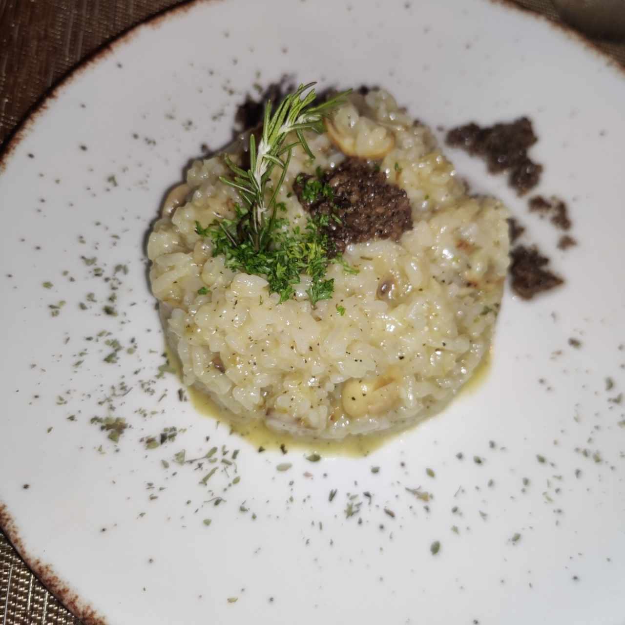 Risotto con Hongos y Porcini