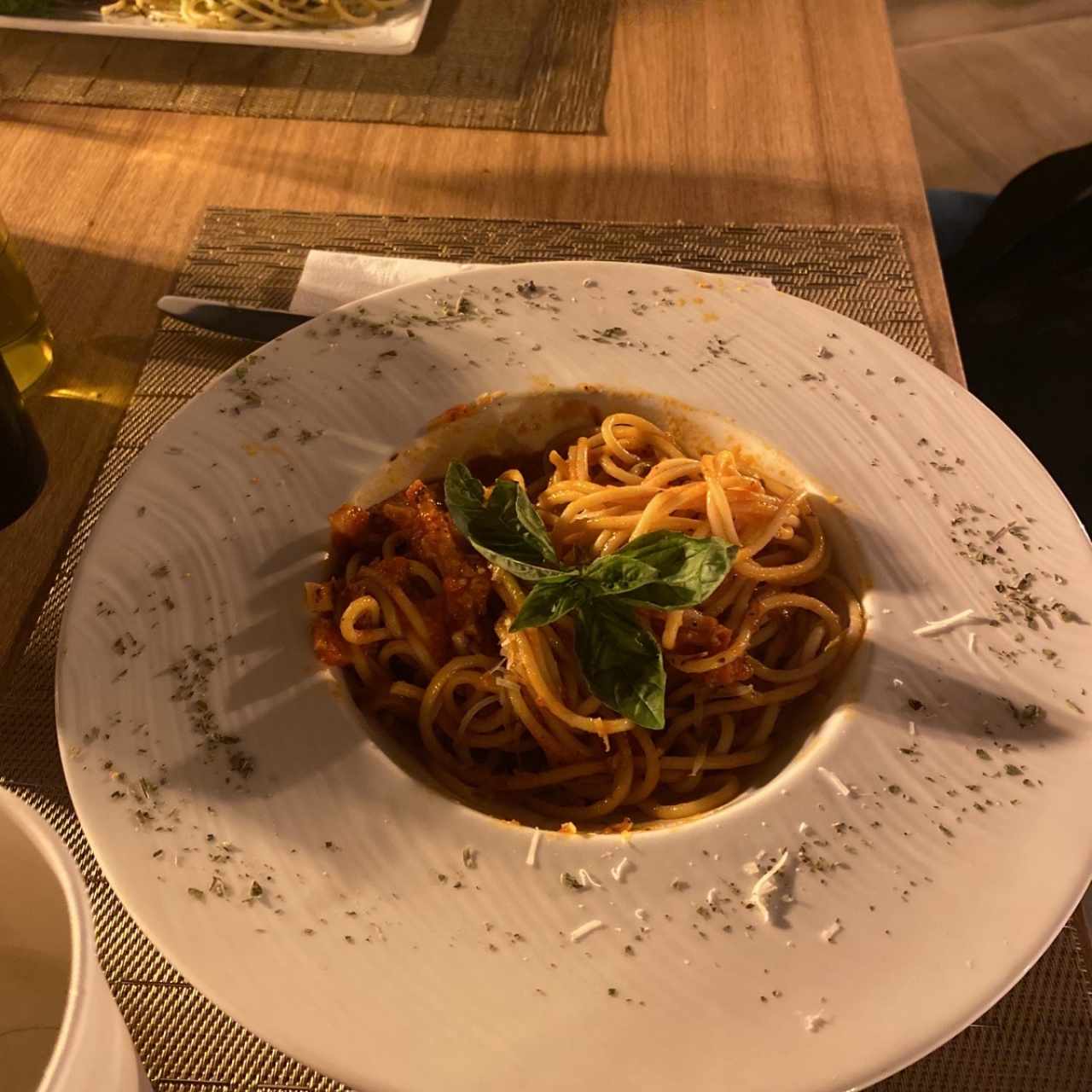 Espaguetis a la Amatriciana