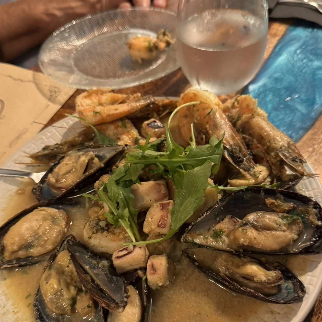 Almejas a la marinera