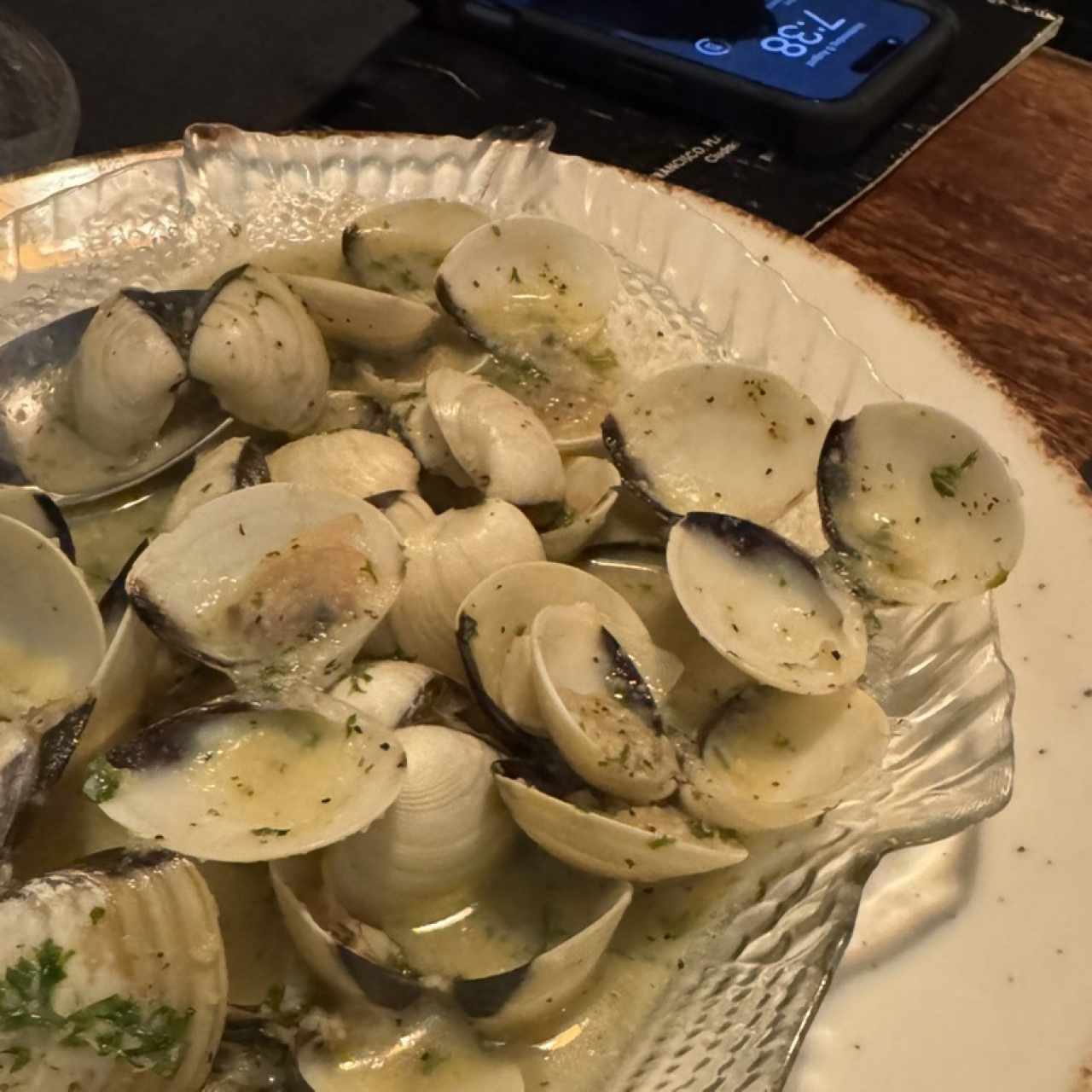 Almejas a la marinera