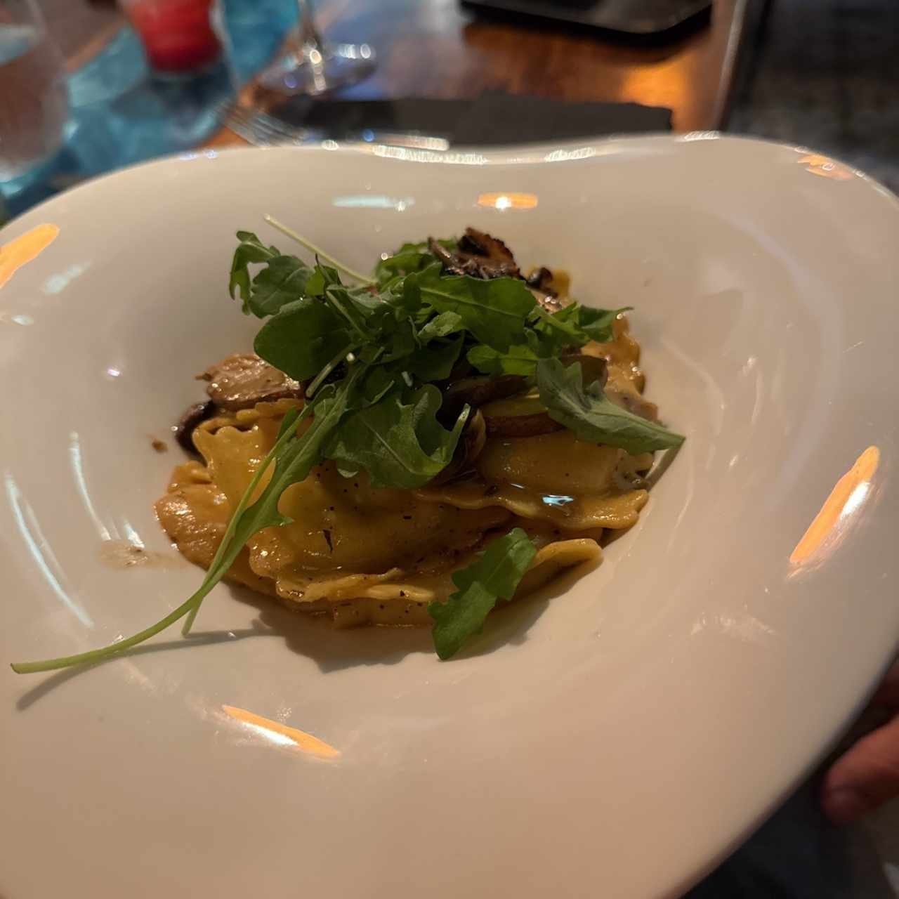 Raviolis con Trufa Fresca italiana