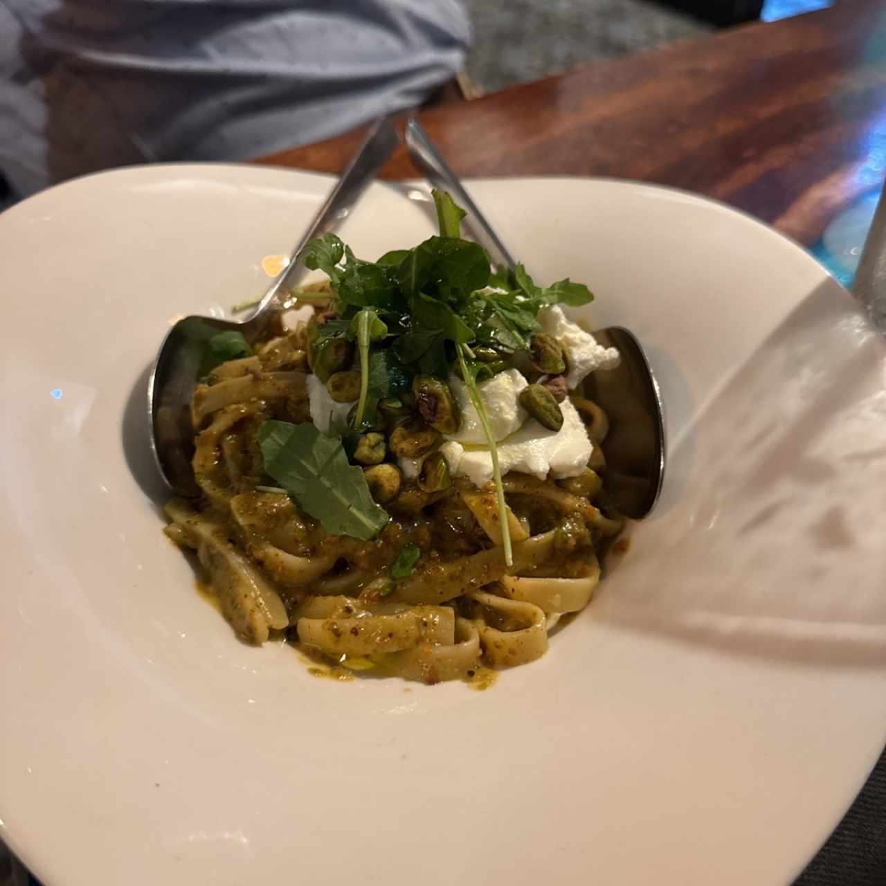Fettuccine Con Pesto A La Ligure