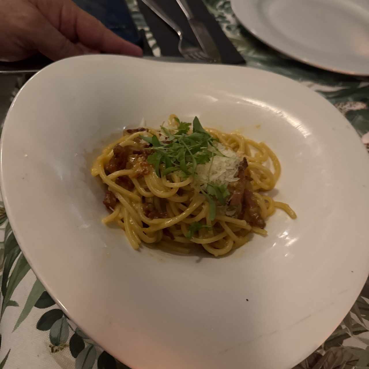 Espaguetis a la Carbonara
