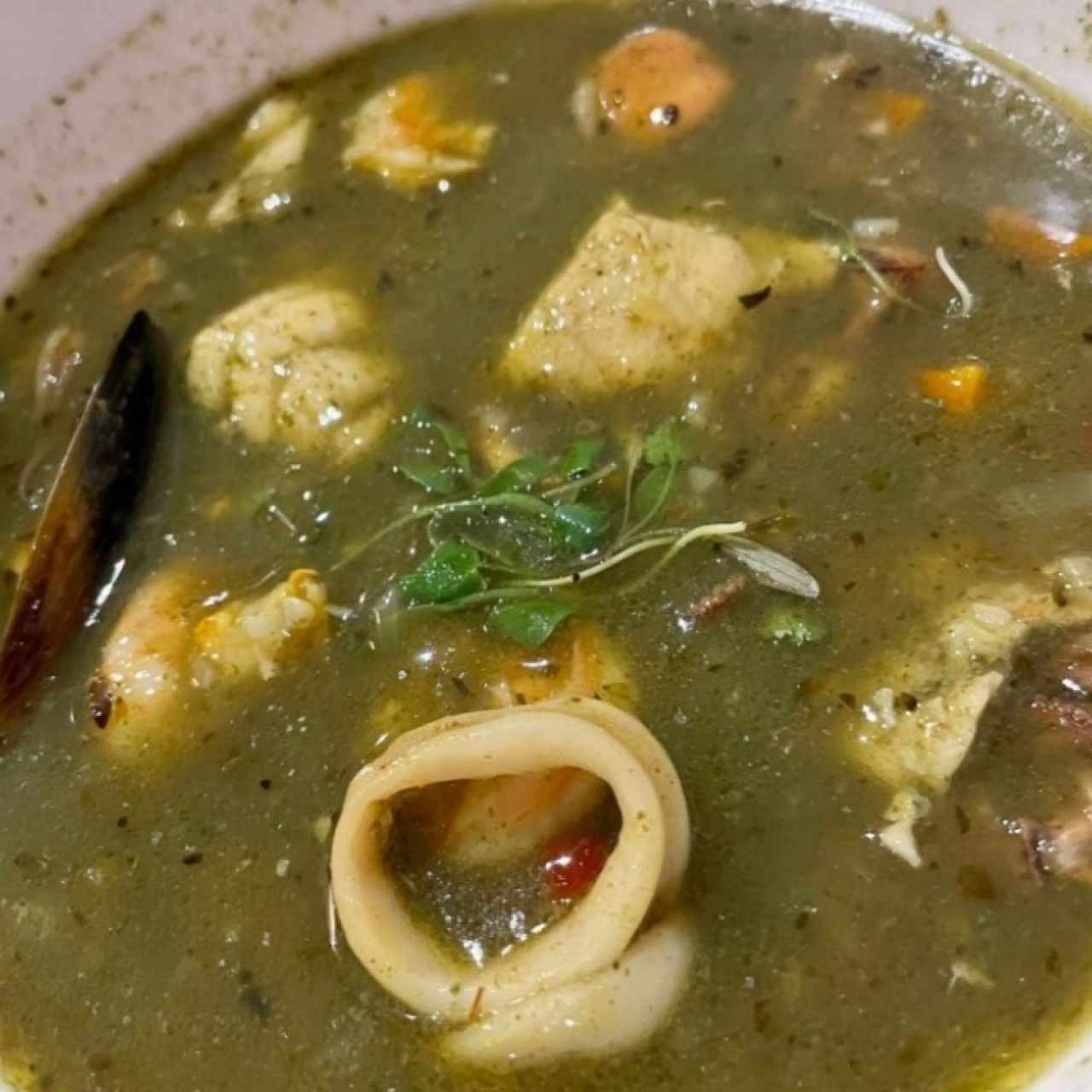 Sopas - Aguadito de Mariscos