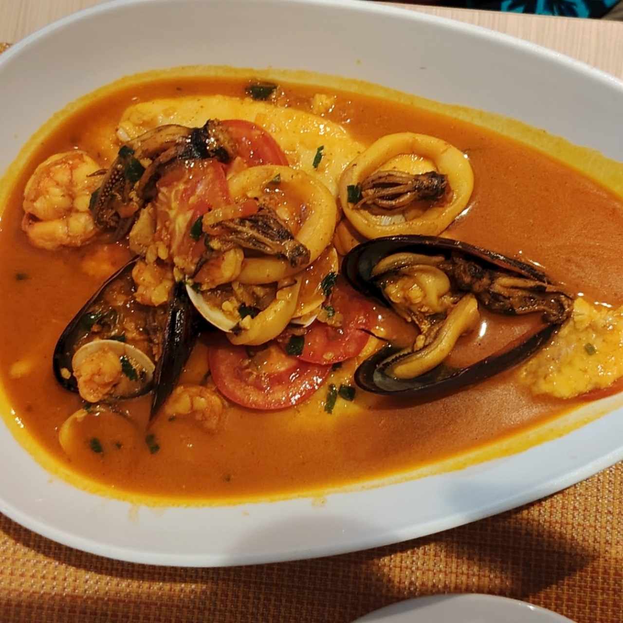 Sudado de Pescado y Mariscos