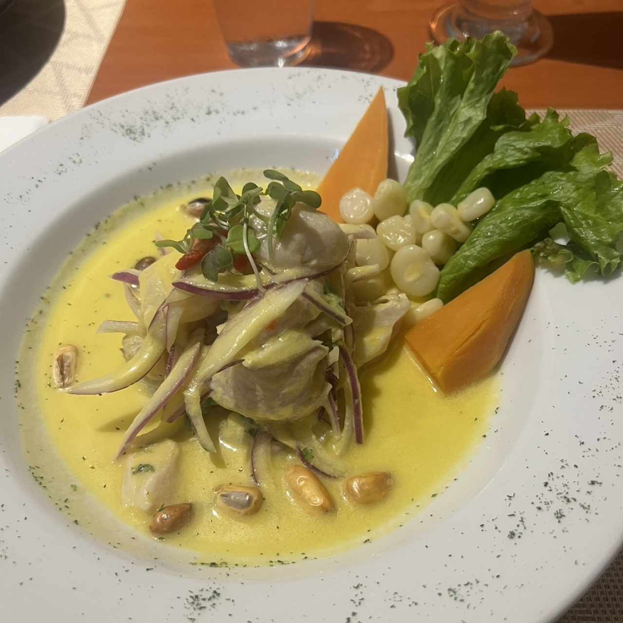 Entradas - Ceviche de Corvina