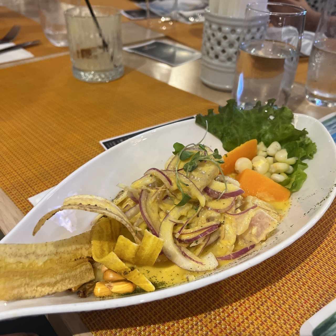 Entradas - Ceviche de Corvina