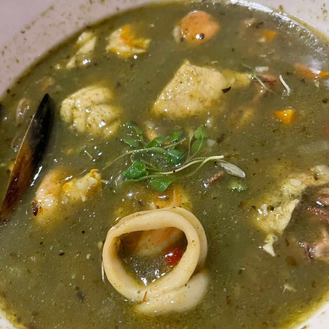 Sopas - Aguadito de Mariscos
