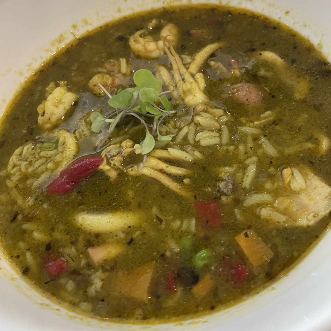 Sopas - Aguadito de Mariscos