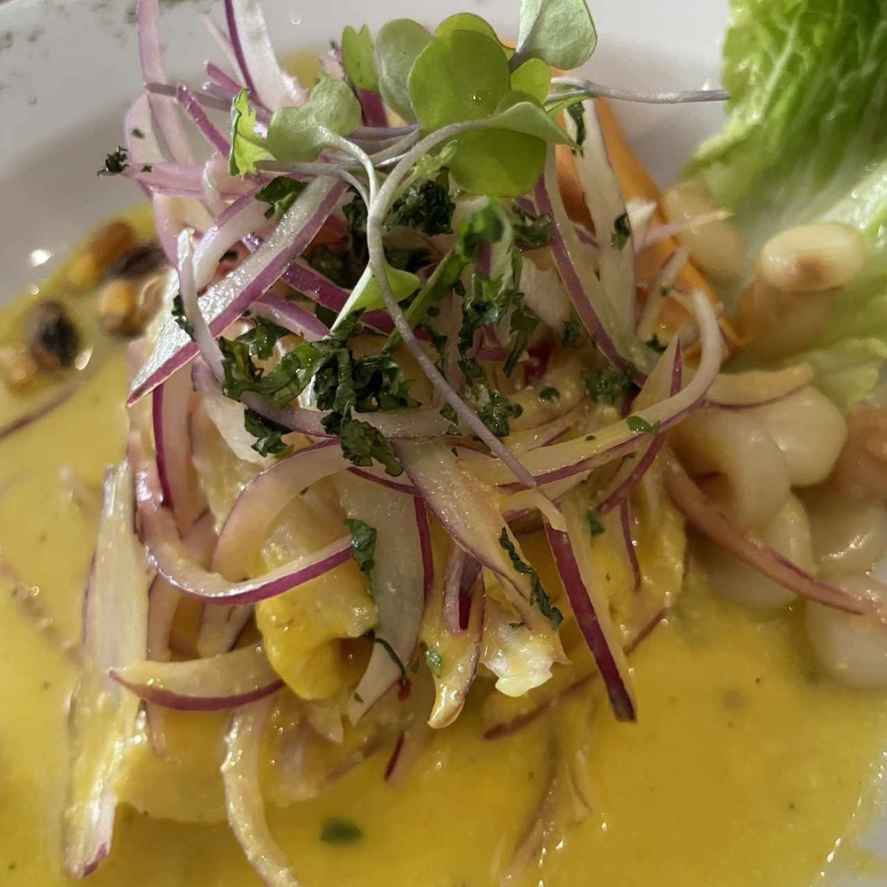 Entradas - Ceviche de Corvina