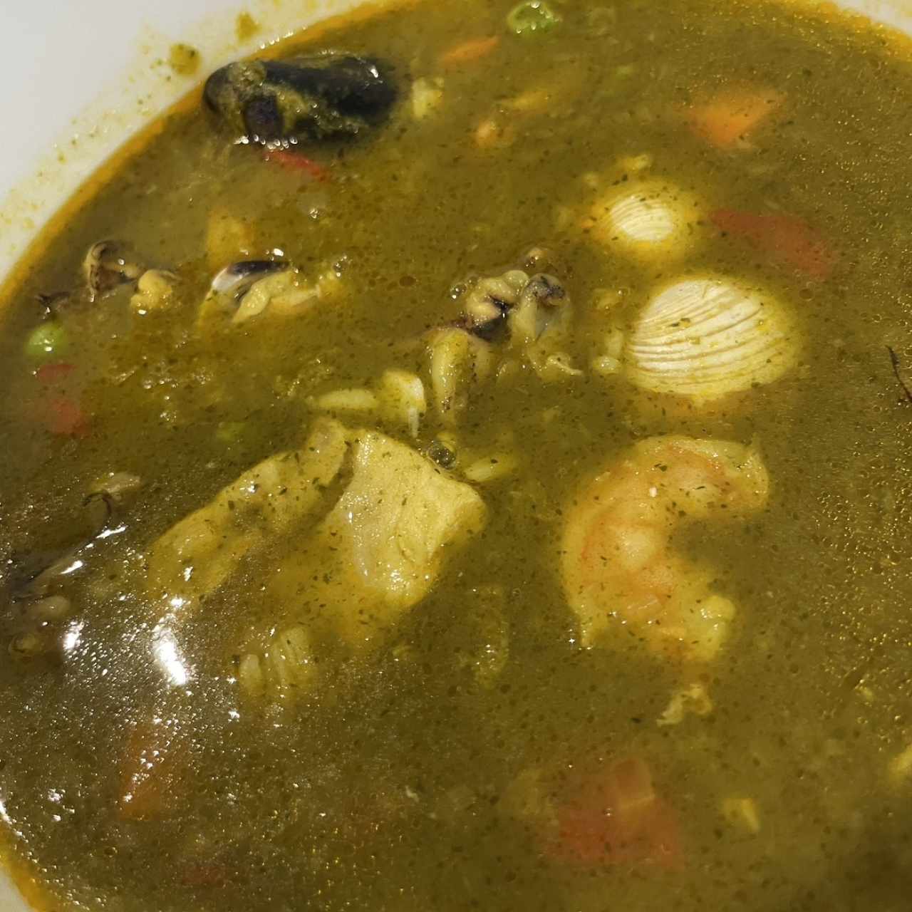 Sopas - Aguadito de Mariscos