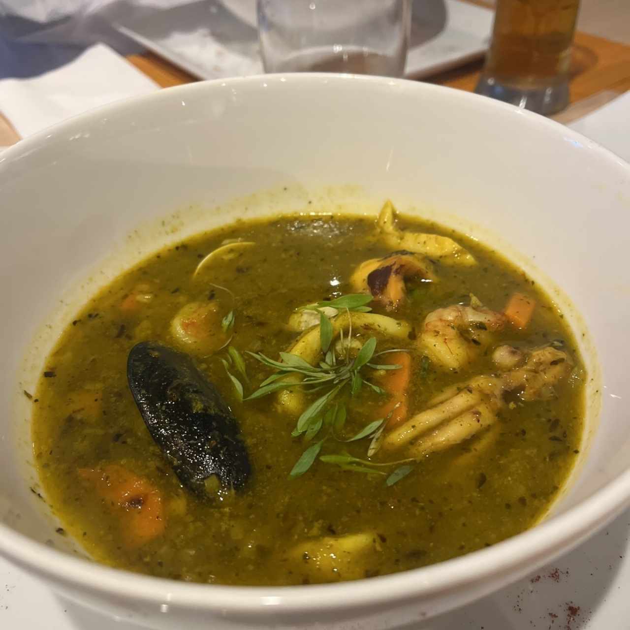 Sopas - Aguadito de Mariscos