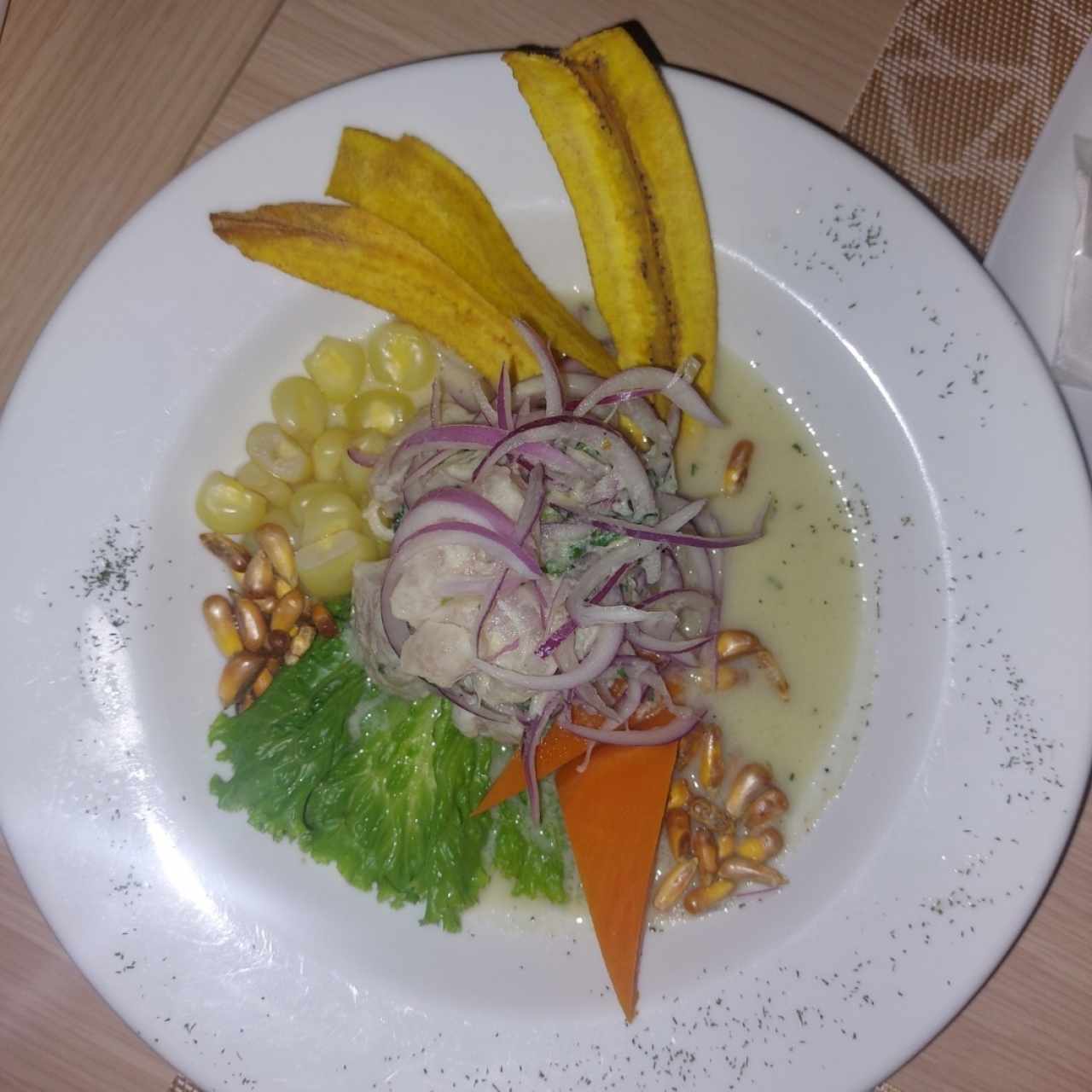 Entradas - Ceviche de Corvina