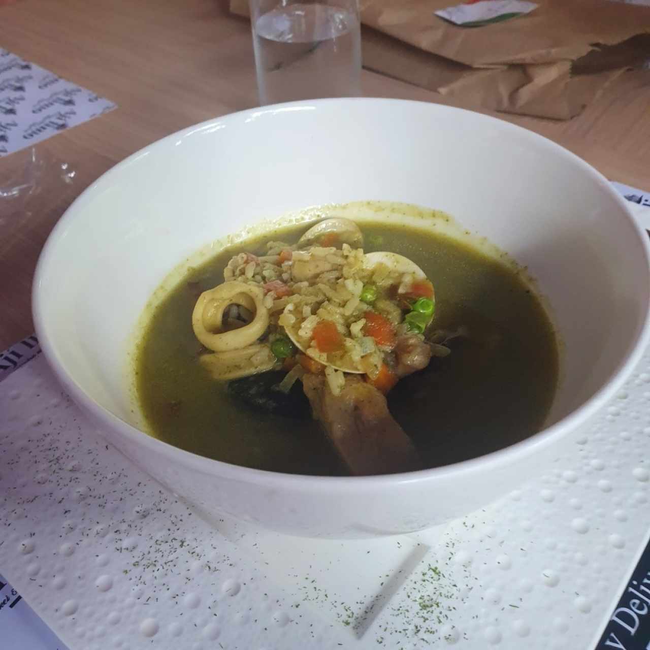 Sopas - Aguadito de Mariscos