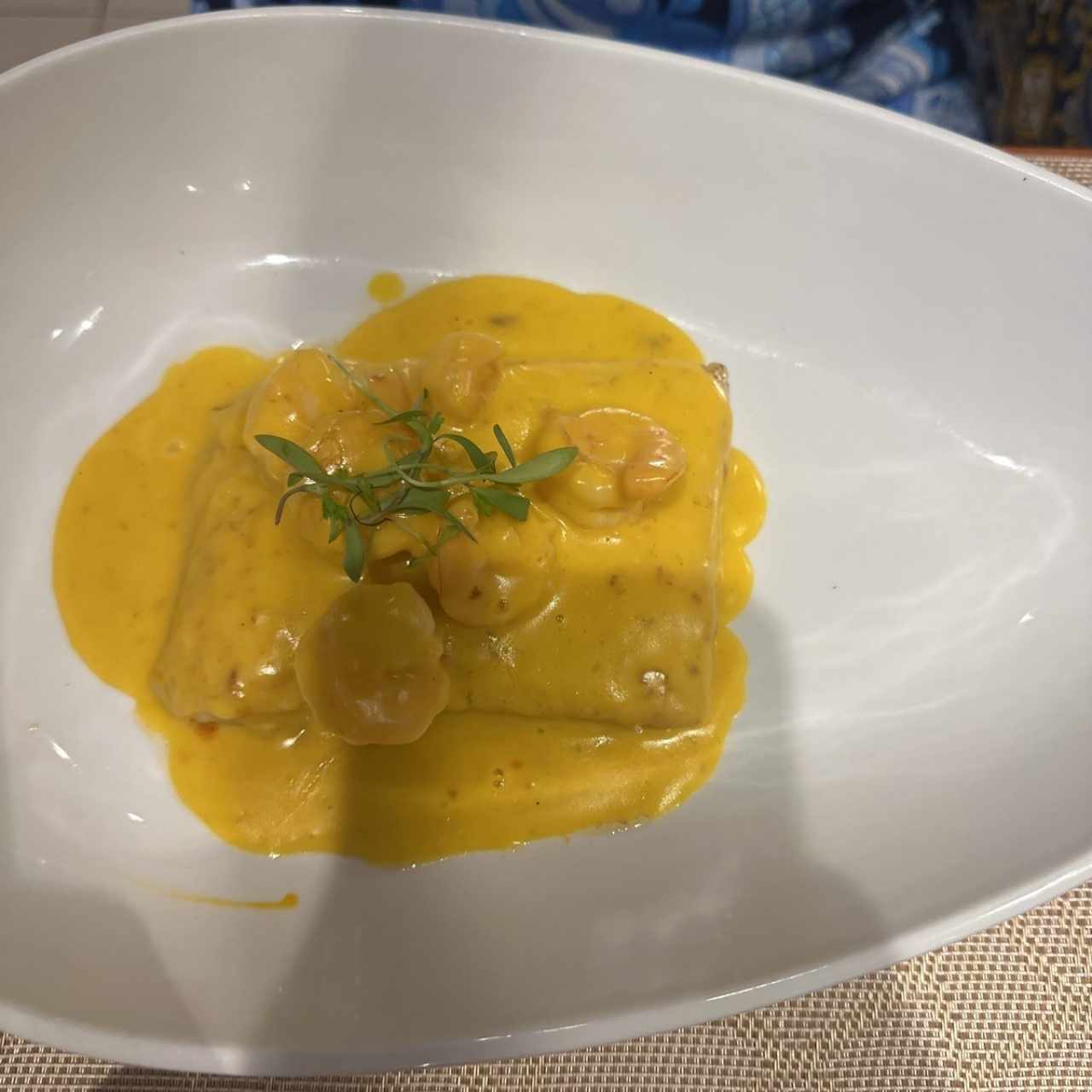 Corvina en crema de ají amarillo 