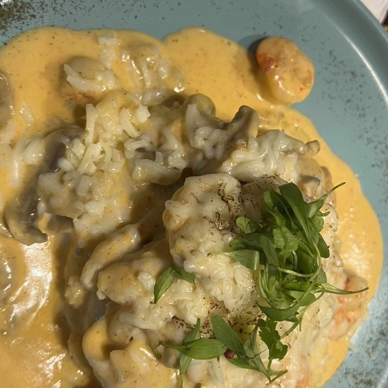 Corvina Rellena con Camarones