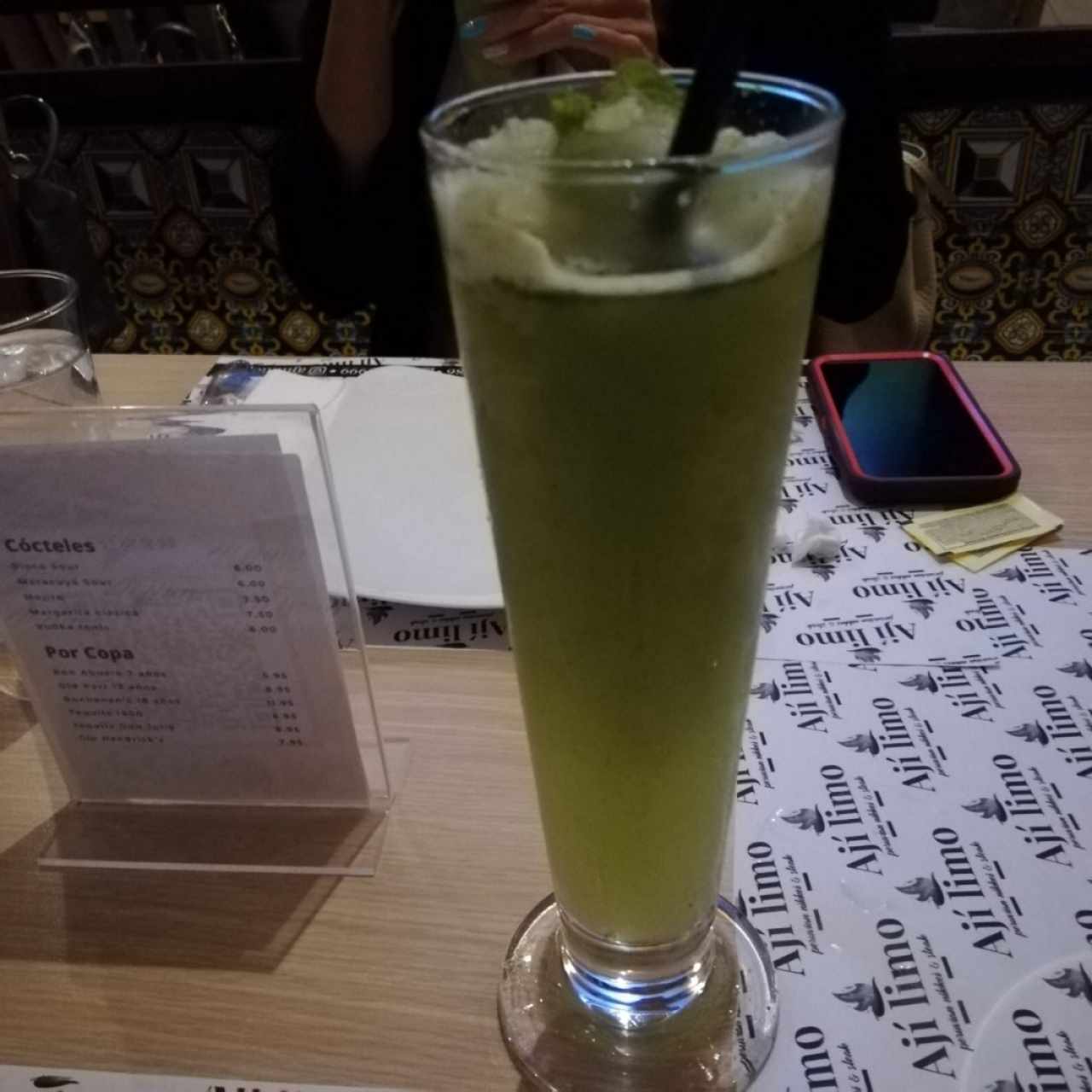 Limonada de hierbabuena 