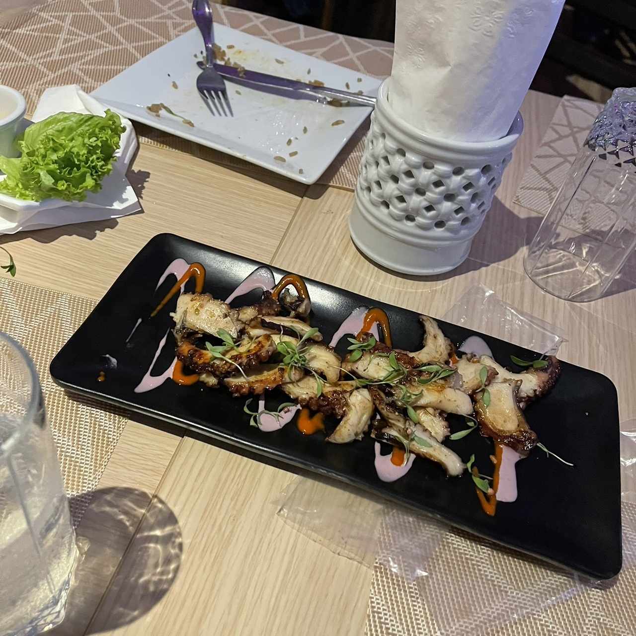 Entradas Calientes - Pulpo al Carbón
