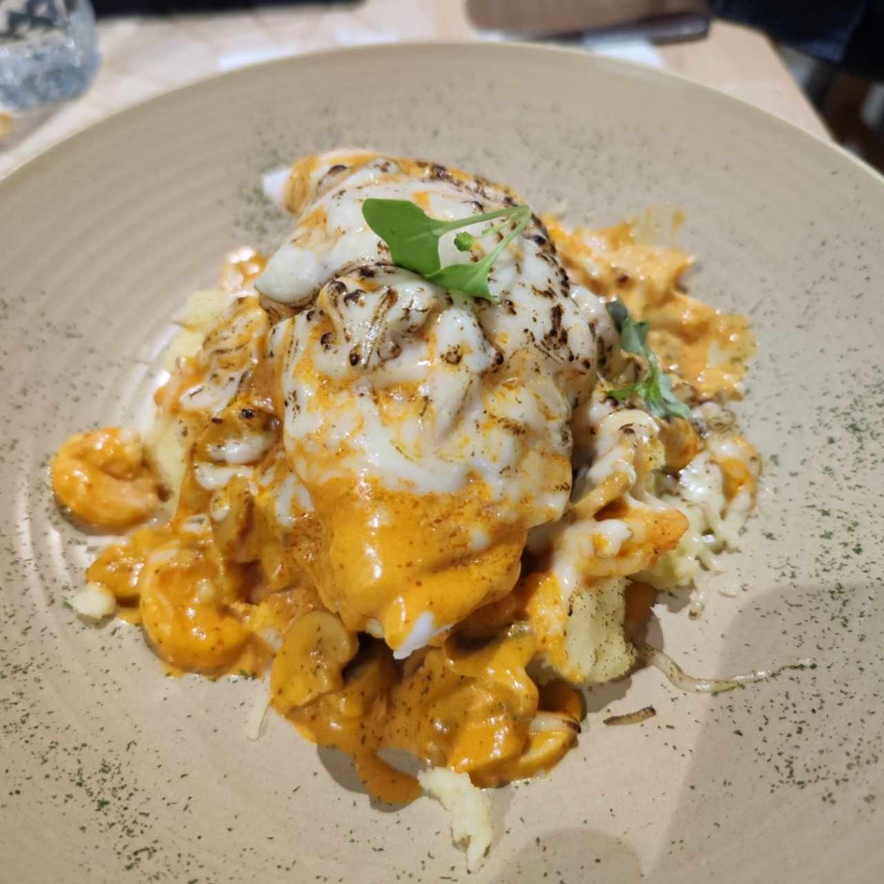Corvina Rellena con Camarones