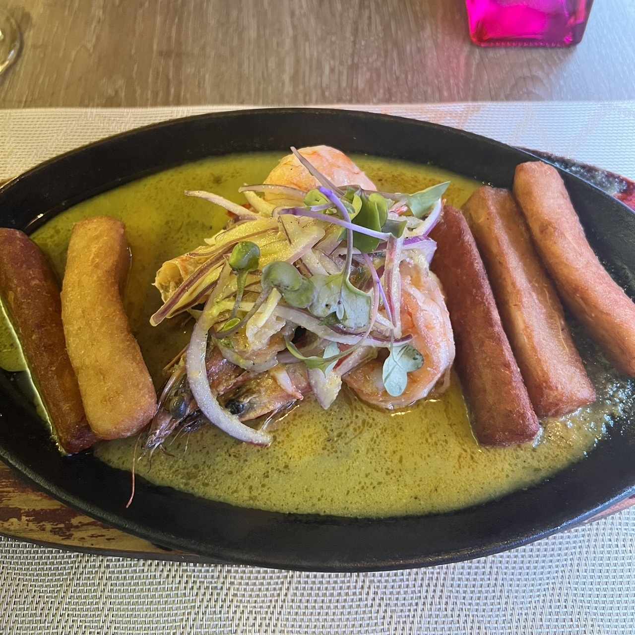 Langostinos a la piedra 
