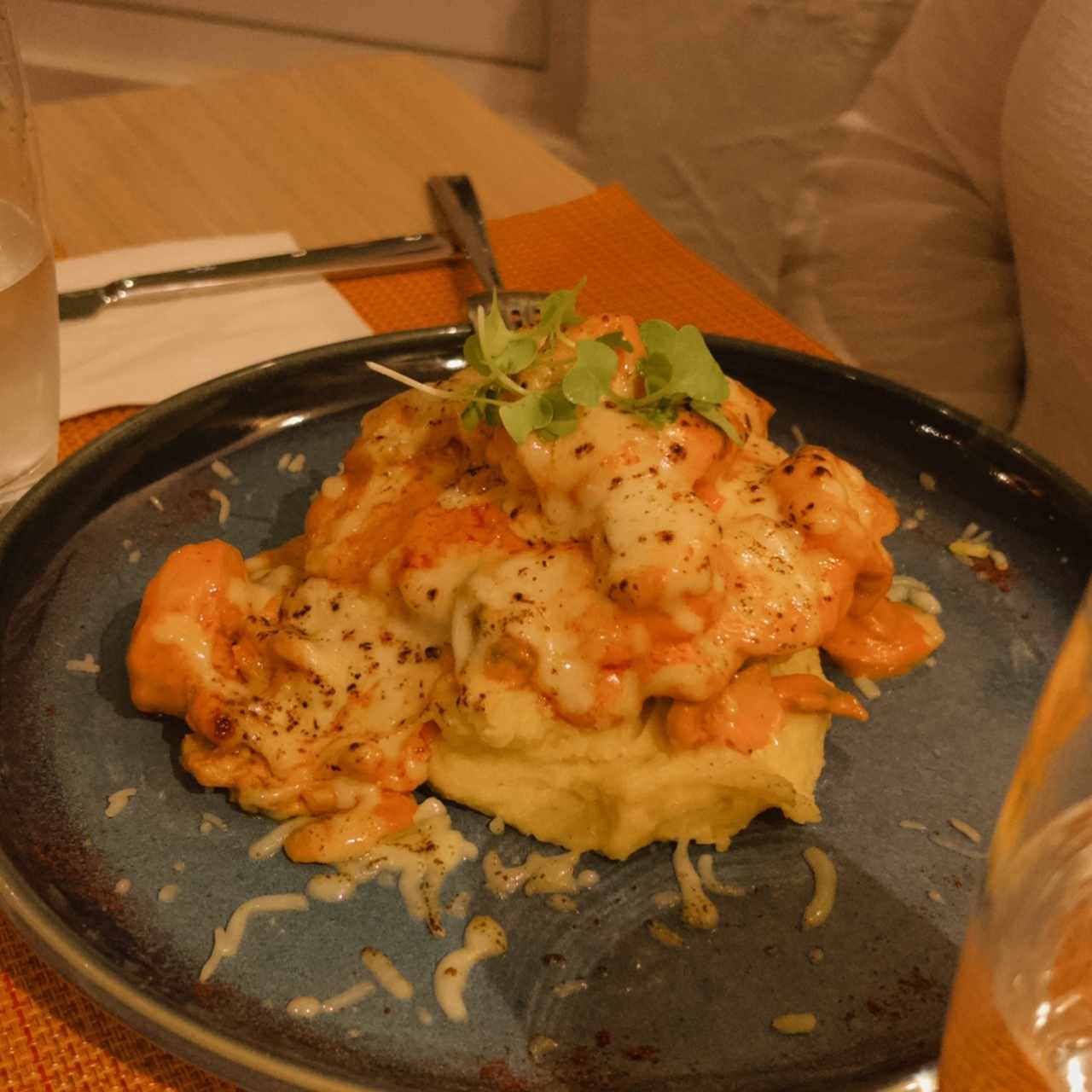 Corvina Rellena con Camarones