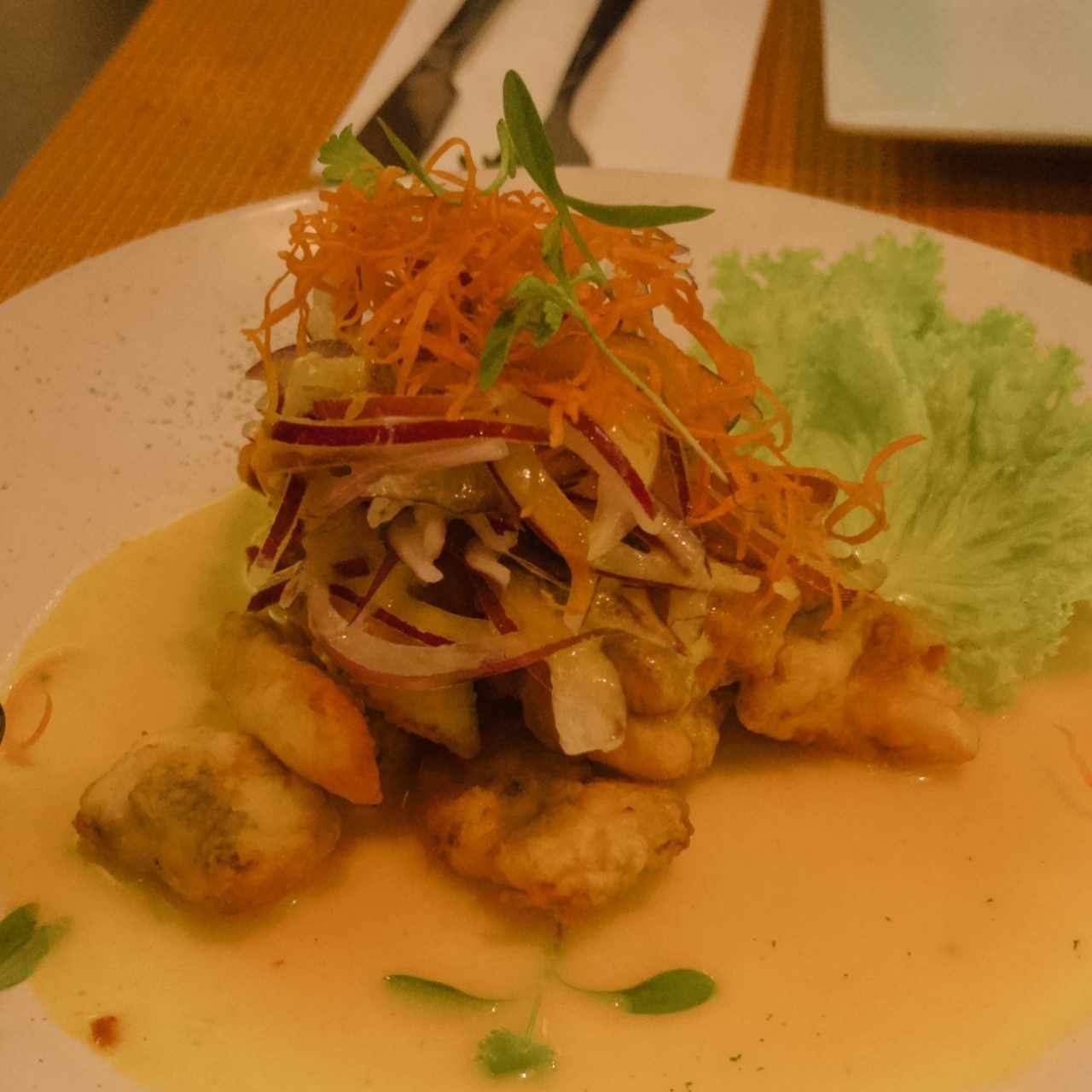Entradas - Ceviche Frito