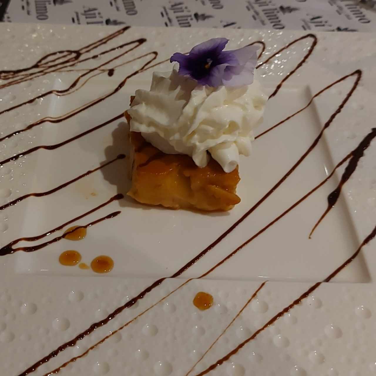 Flan de la casa