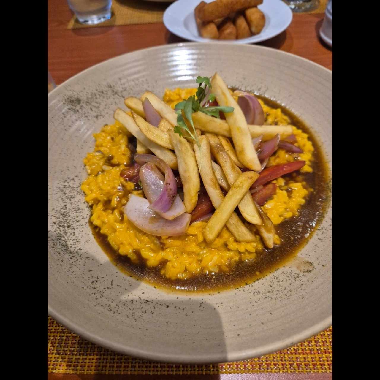 Risotto Lomo Saltado
