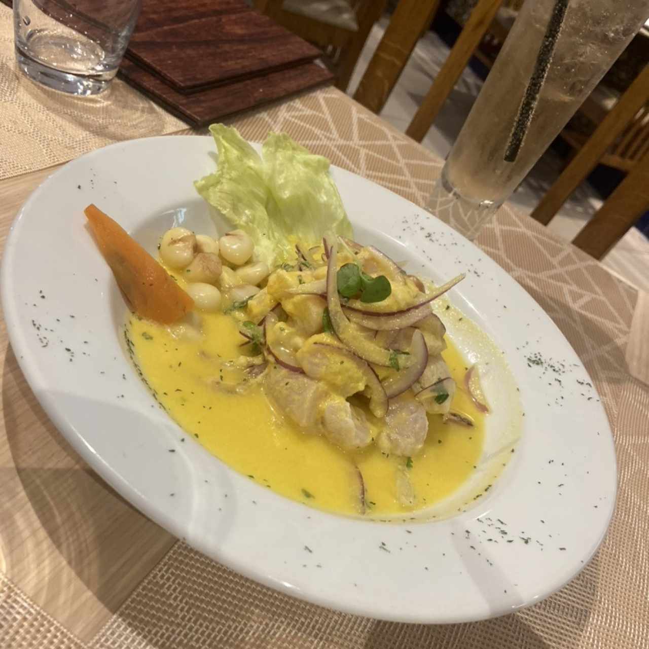 Entradas - Ceviche de Corvina