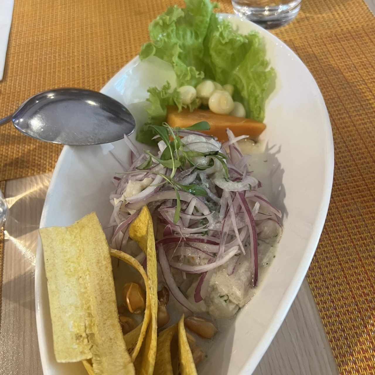 Entradas - Ceviche de Corvina