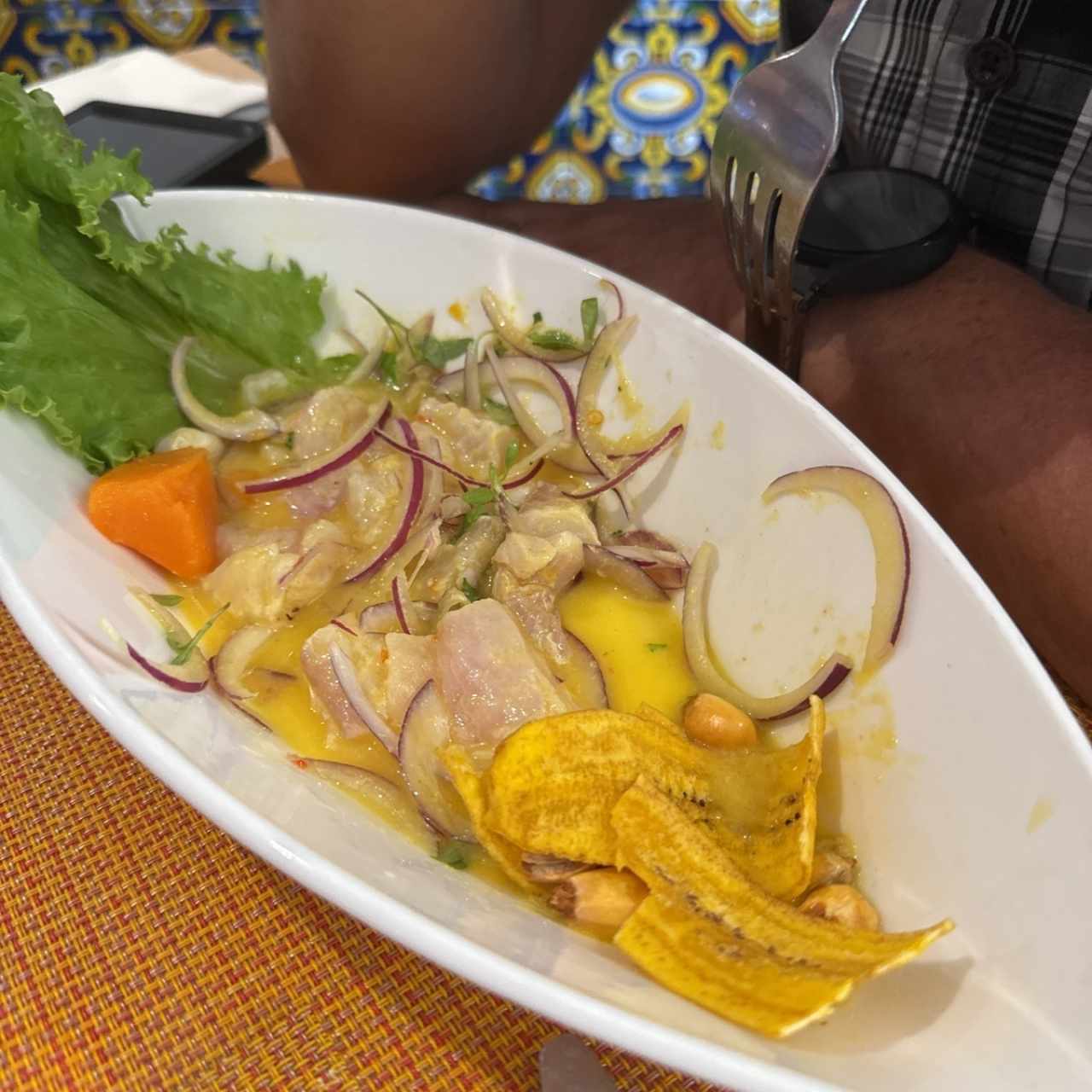 Entradas - Ceviche de Corvina