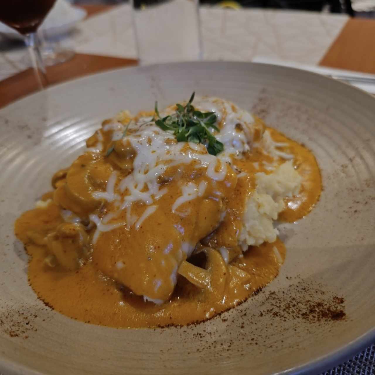 Corvina Rellena con Camarones