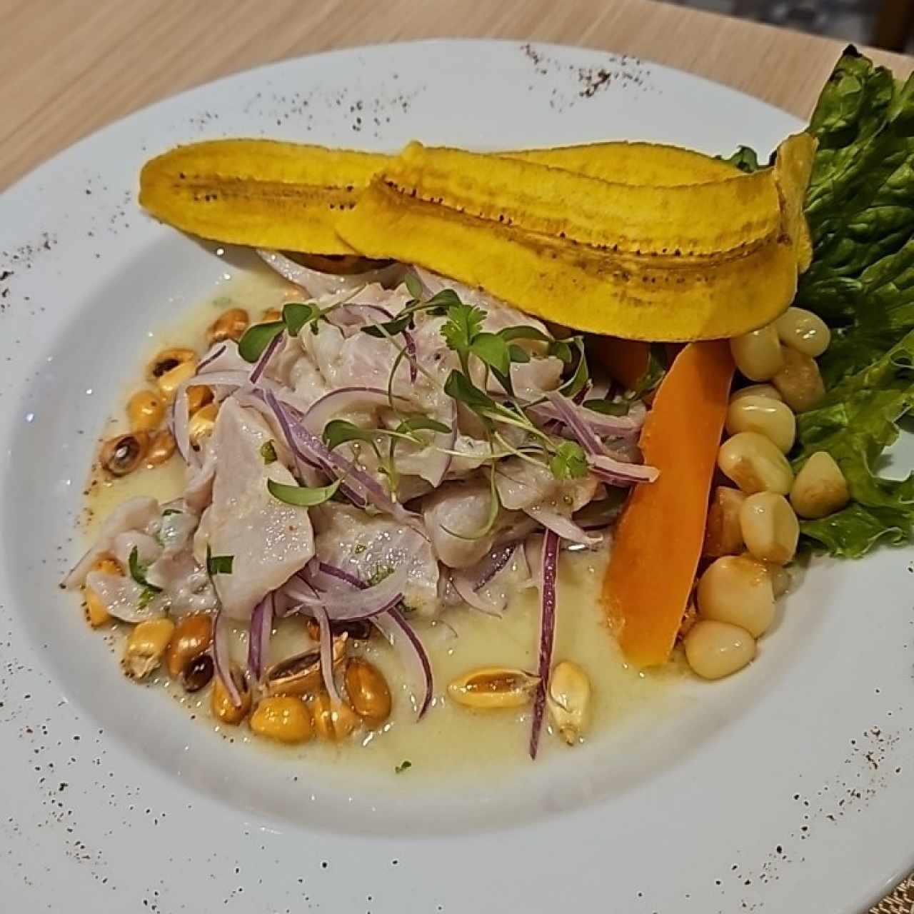 Entradas - Ceviche de Corvina