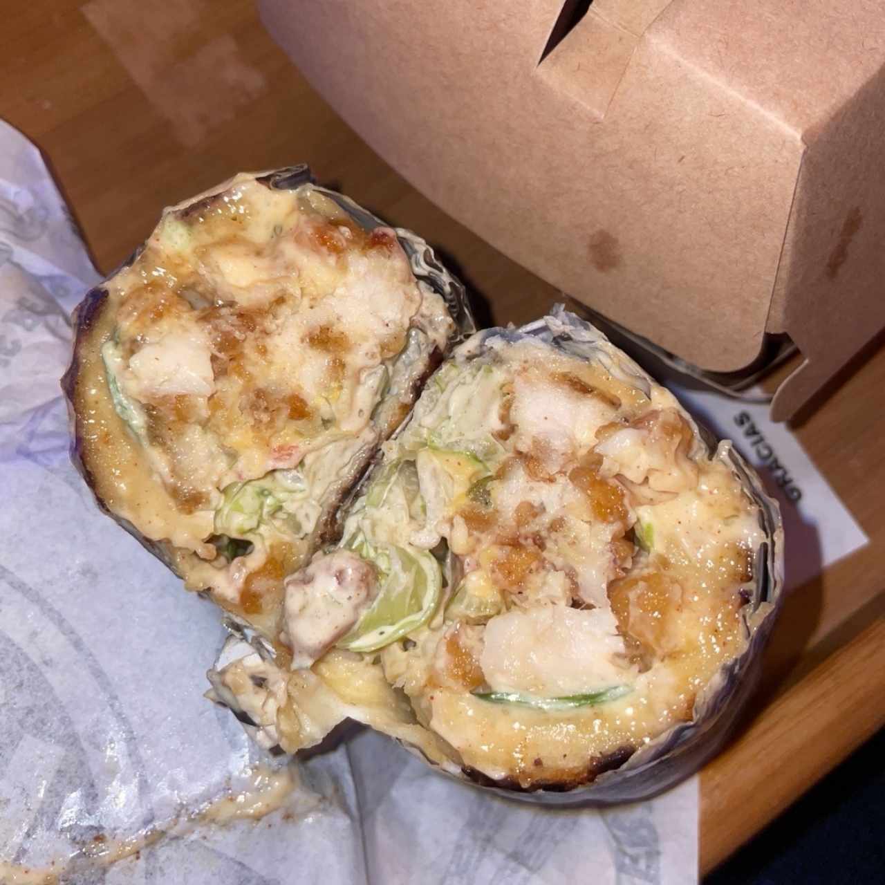Menú - Wrap de Pollo