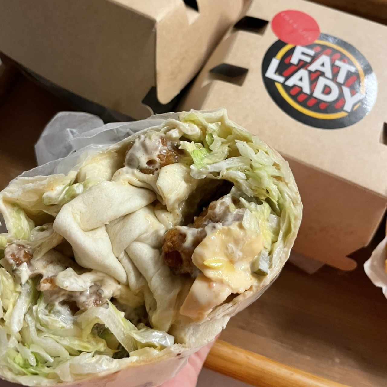 Menú - Wrap de Pollo