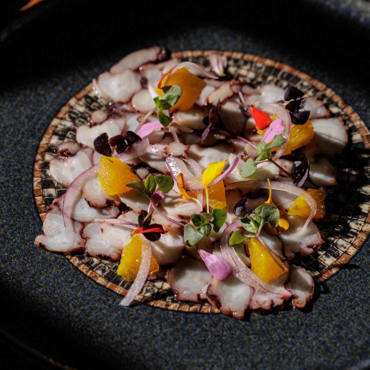 Tiradito de Pulpo al Carbón