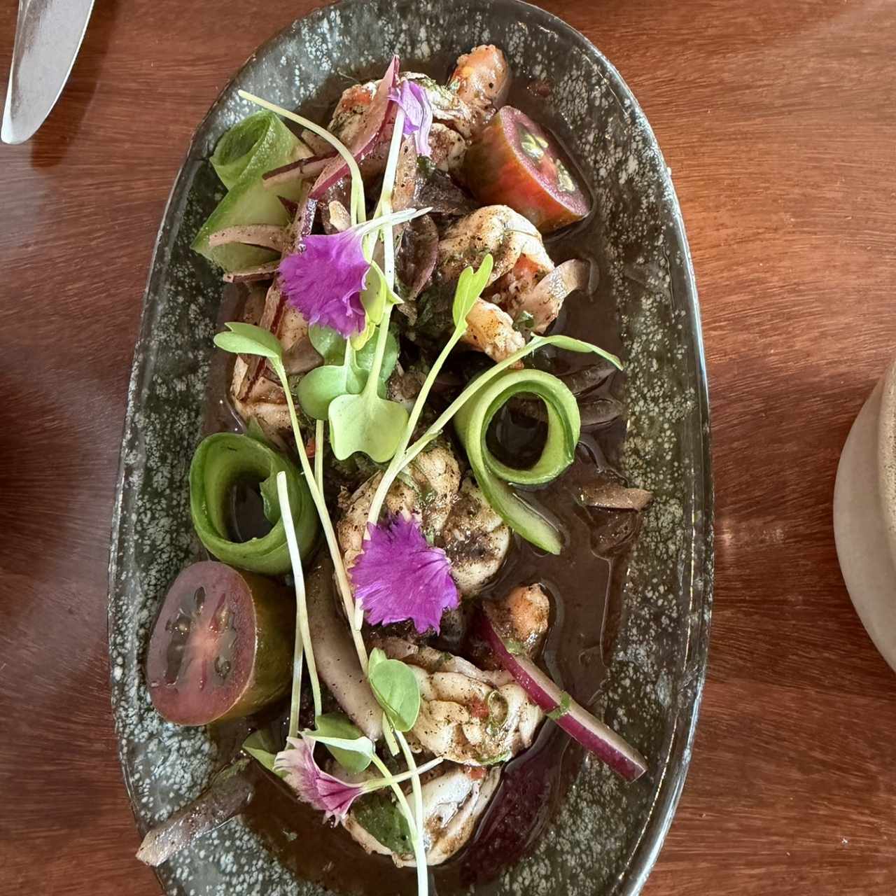 Aguachile Negro con Ají Trompito