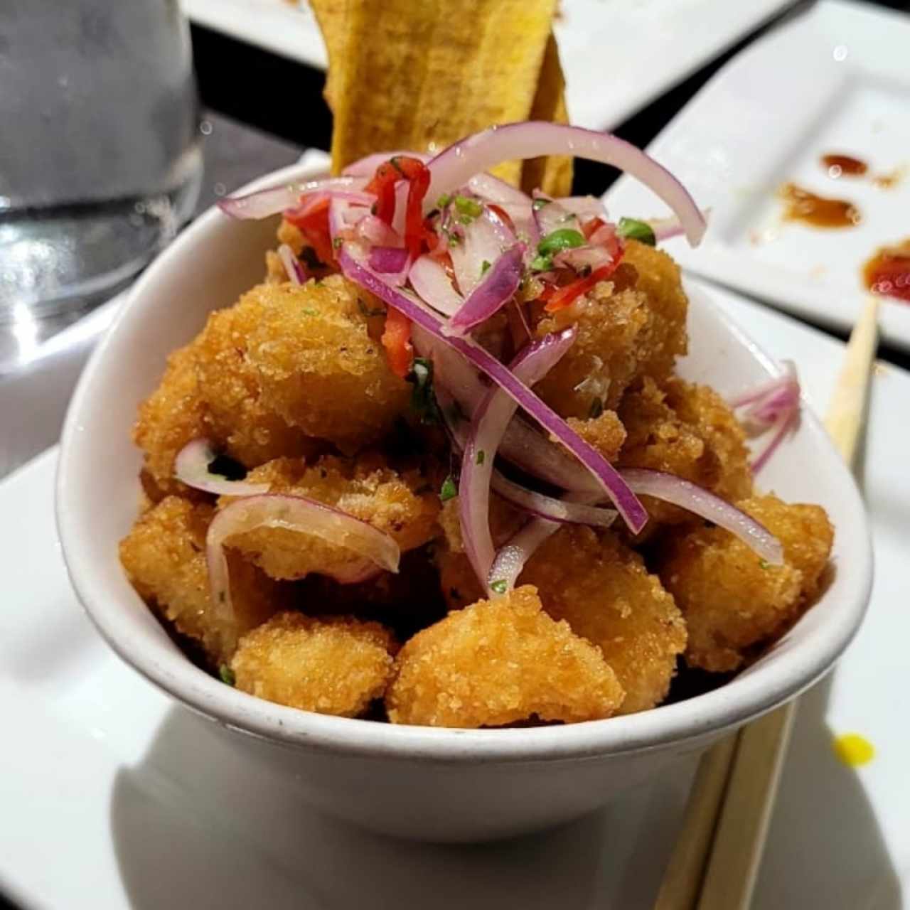 Ceviche Frito de Corvina
