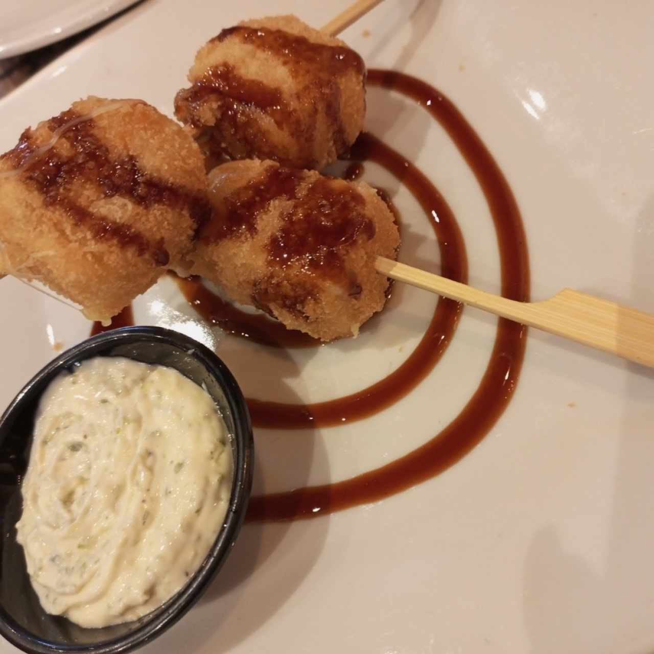Brochetas de Queso/ Plátano y queso