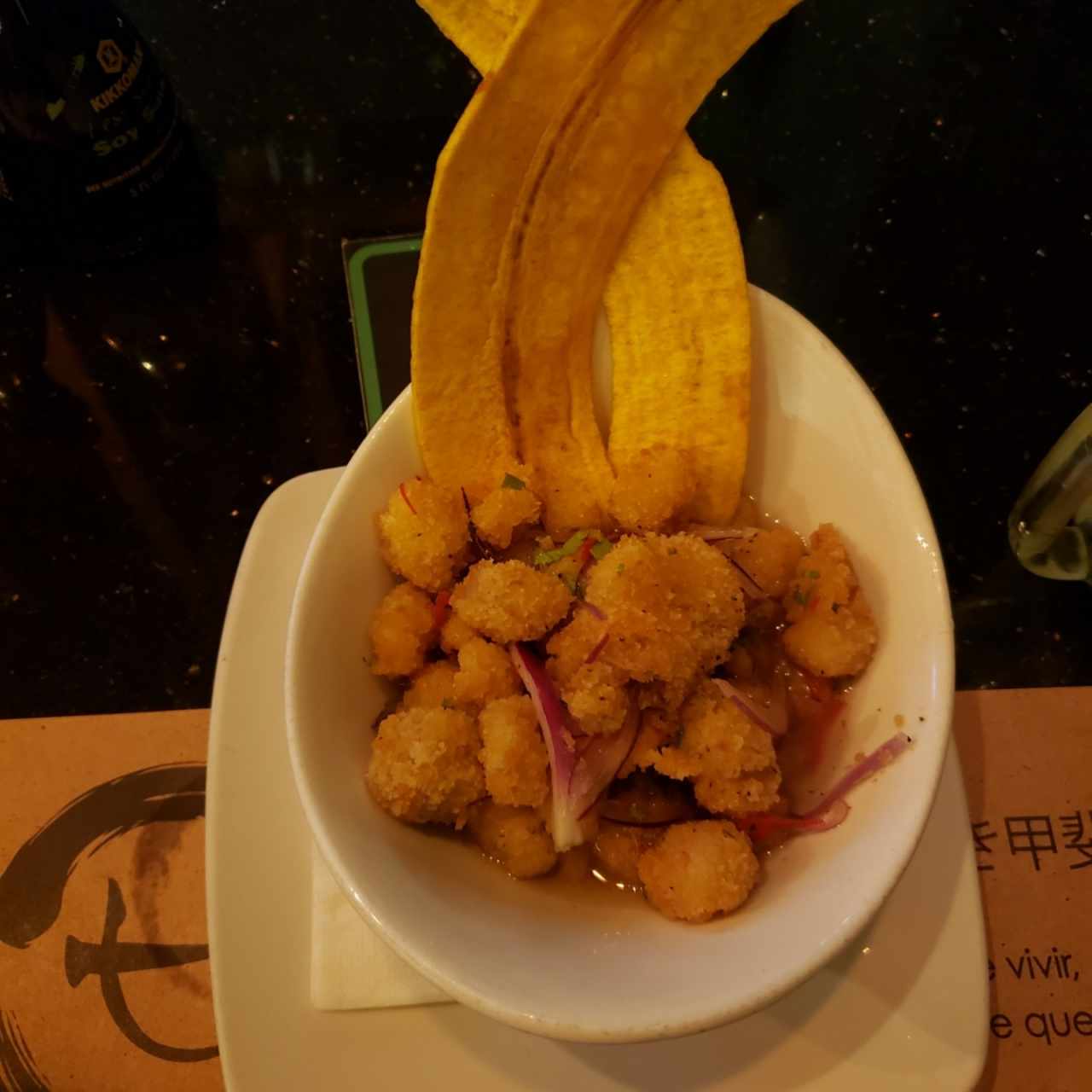 Ceviche Frito de Corvina
