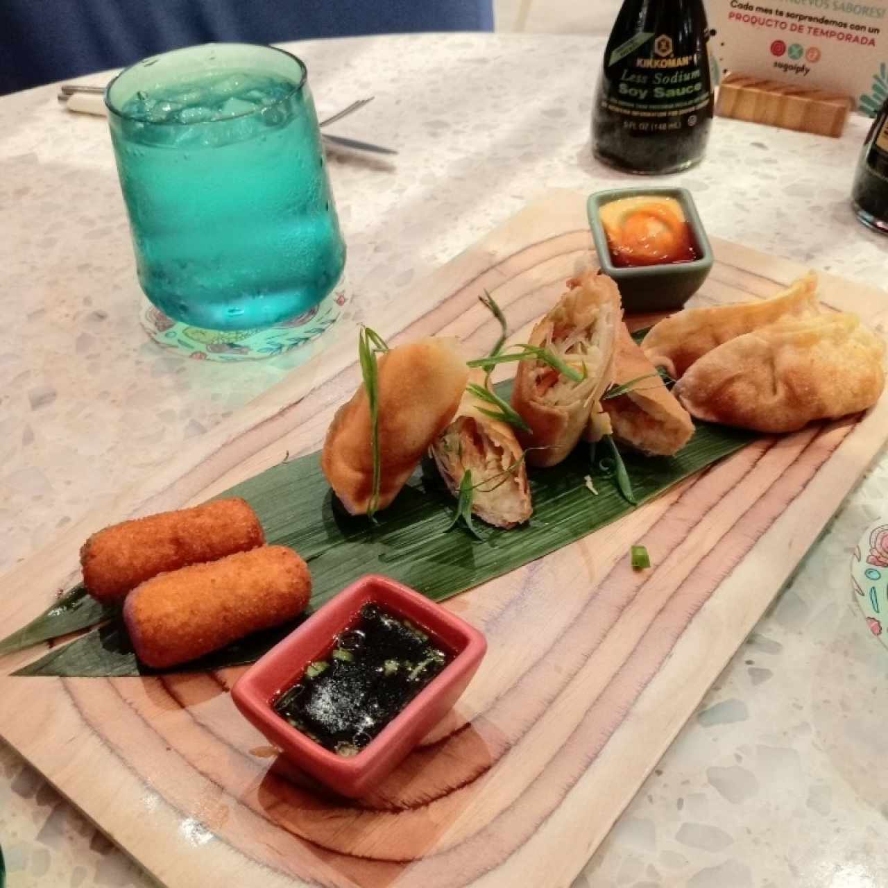 Croquetas + Spring Rolls + Gyosas