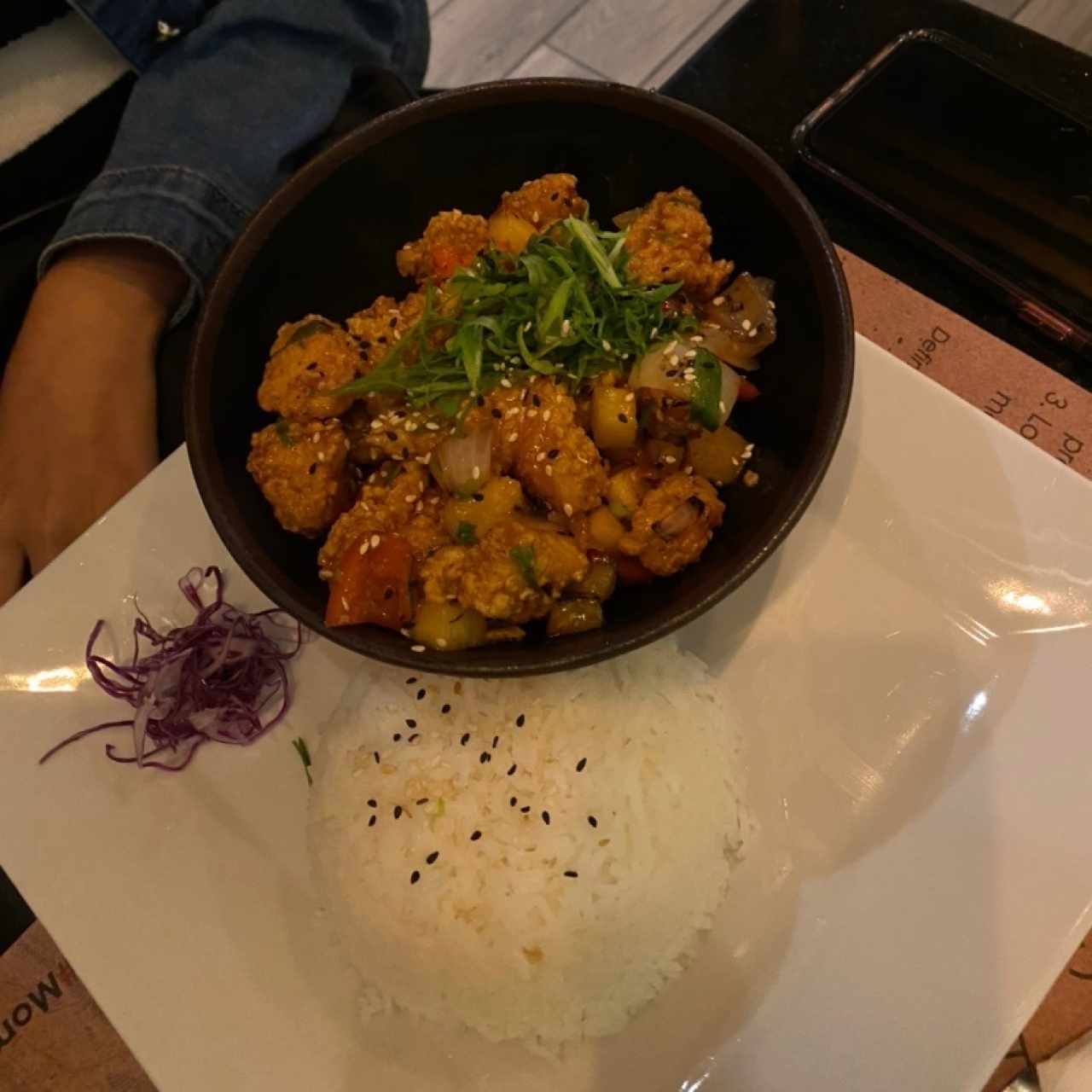 Platos Calientes - Pollo Agridulce